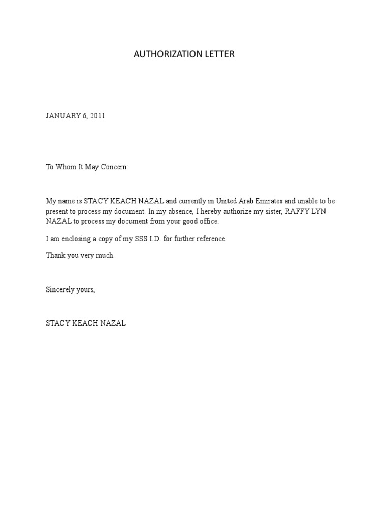 child tax purpose of credit AUTHORIZATION LETTER child tax purpose of credit AUTHORIZATION LETTER