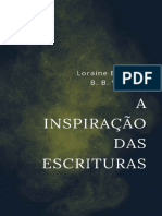 A Inspiracao Das Escrituras - Loraine Boettner