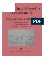Fernando Sainz de Bujanda & Luis María Cazorla Prieto - "Hacienda y Derecho (Fragmentos)" - Índice