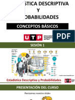 Estadística descriptiva y probabilidades: conceptos básicos