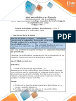 Guia de Actividades y Rúbrica de Evaluación - Unidad 1 y 2 - Fase 2 - Identificación de La Problemática Social PDF