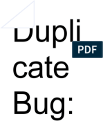 Dupli Cate Bug