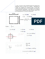 Sección compuesta ángulos 100x100x10 mm soportar carga 500 KN