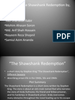 Presenting The Shawshank Redemption By