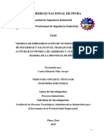 Modelo de Implementacion Sistema de Gestion Aserradero