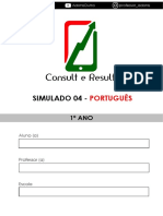 Simulado 04 - Português - 1º Ano (Blog Do Prof. Adonis) PDF