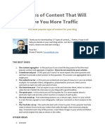 37 Types of Content That Will Drive You More Traffic