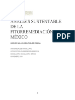 Análisis Sustentable de la Fitorremediación en México