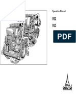 Deutz F3L F4L F5L F6L 912 912W Motor Betriebsanleitung Instruction Manual 1979 