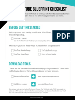 Viral Youtube Blueprint Checklist: Before Getting Started