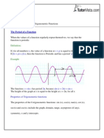 Period and Graphs of Trigonometric Functions