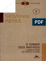 Giovanni Realle - O Saber Dos Antigos - Terapia para Os Dias Atuais. 1-Edições Loyola (1995) PDF