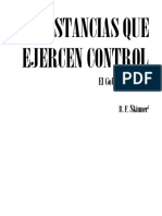 B.F. Skinner - Instancias Que Ejercen Control. Gobierno y Ley