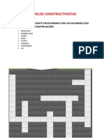 CRUCIGRAMA MODELO CONSTRUCTIVISTA