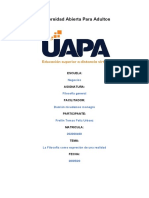 La filosofía como expresión de las corrientes y su interpretación