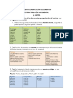 TRABAJO CLASIFICACIÓN DOCUMENTOS