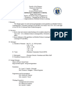 Orientation - Training Plan of Parents For The Implementation of Modular Distance Learning