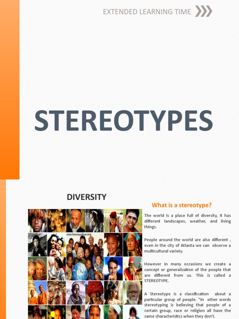 Stereotypes: Extended Learning Time | PDF