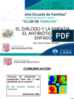 Comunicación asertiva y empatía en familias