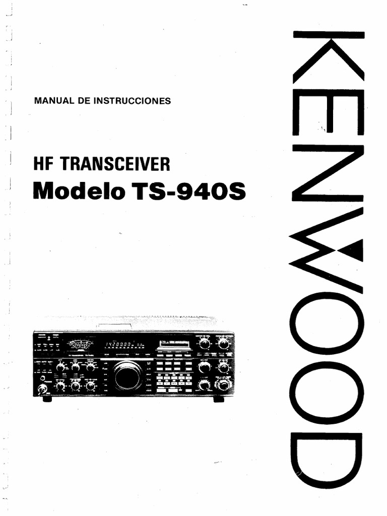 MANUAL INSTRUCCIONES KENWOOD 940 Sat PDF