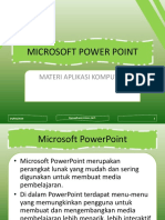 Materi 4 Microsoft Power Point PDF