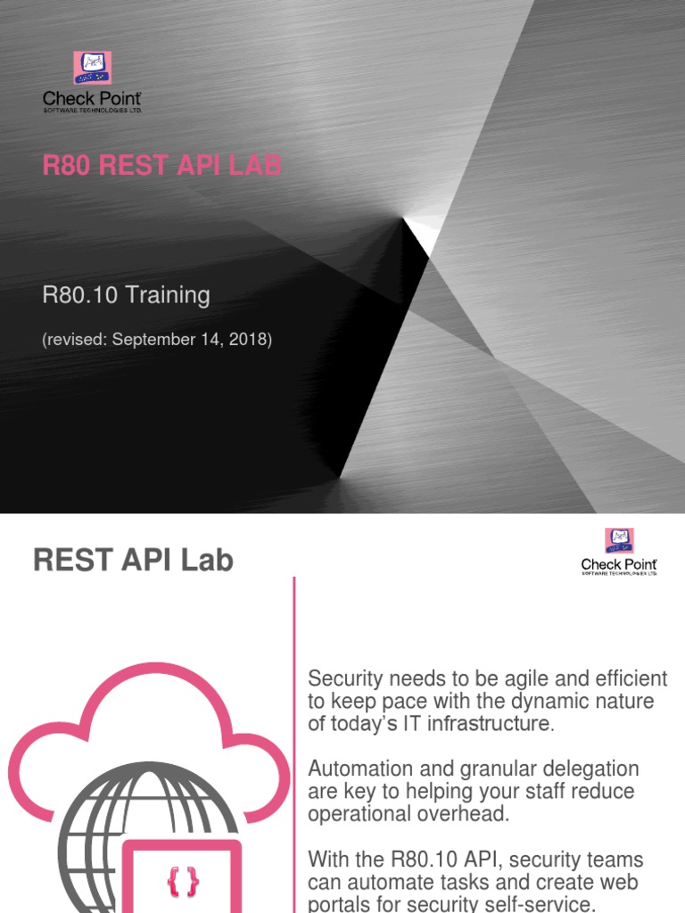 18 R80 REST API Lab | PDF | Command Line Interface | Application ...