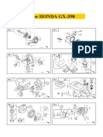 Motor HONDA GX-390 recambios guía ilustrada