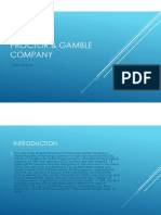 Proctor & Gamble Company: Case Analysis