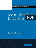 (Cambridge Studies in Linguistics) Suzanne Romaine - Socio-Historical Linguistics_ Its Status and Methodology-Cambridge University Press (2009).pdf