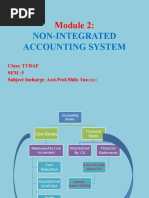 NON-Integrated Accounts