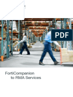 FortiCompanionToRMAServices PDF