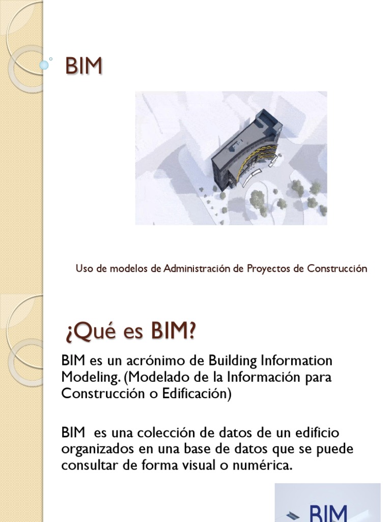 08.01 Bim | PDF | Diseño | Modelado de información de construcción