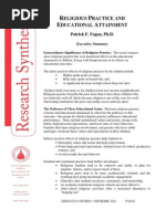 Download Religious Practice and Educational Attainment by Family Research Council SN47535701 doc pdf