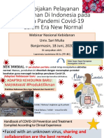 Kebijakan Pelayanan Kebidanan Di Indonesia Pada Masa Pandemi Covid-19 Dalam Era New Normal