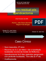 2009_02_26 Caso Clínico Abcesso apendicular residual - CC short