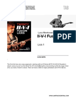 II-V-I Fusion Licks: Lick 1 5/MX3MPYW) U