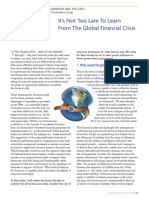 Anderson On The Global Financial Crisis - ICD Director (Nov 2010)