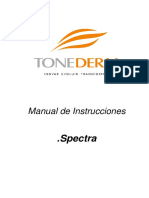Manual TD Spectra g3 ESPANHOL