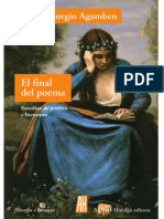 (Filosofía e Historia) Giorgio Agamben - El final del poema_ Categorie italiane, Studi di poetica e di letteratura-Adriana Hidalgo editora (2016).pdf