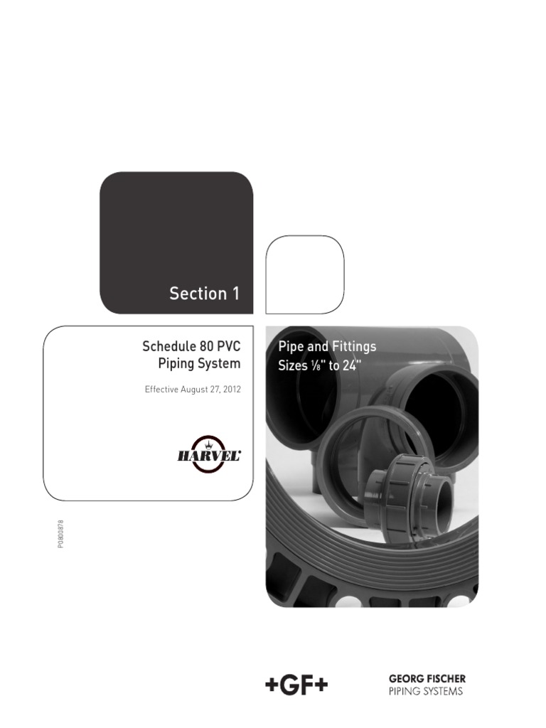 PVC Schedule 80 Catalogue NEW | PDF | Pipe (Fluid Conveyance) | Plumbing