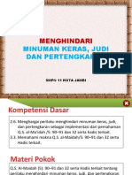 Menghindari Minuman Keras, Judi Dan Pertengkaran Kls VIII