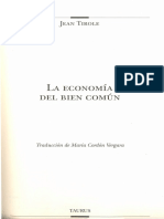 Jean Tirole - 2017 - La Economía Del Bien Común. Capítulos 6 Pp. 171-193 Capítulo 7 Pp. 193-213.