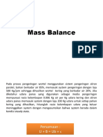 Pembahasan Soal Kesetimbangan Masa Dan Energi