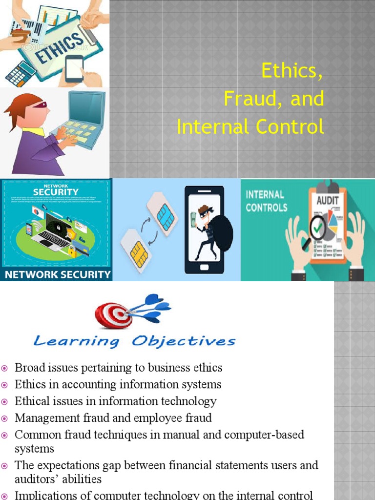 Ethics and Fraud in Internal Controls | PDF | Internal Control | Audit