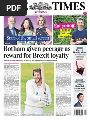 The Times 18 07 Pdf Pdf Brexit Labour Party Uk