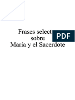 Folleto Frases Escogidas Sobre María y El Sacerdote 1 Parte