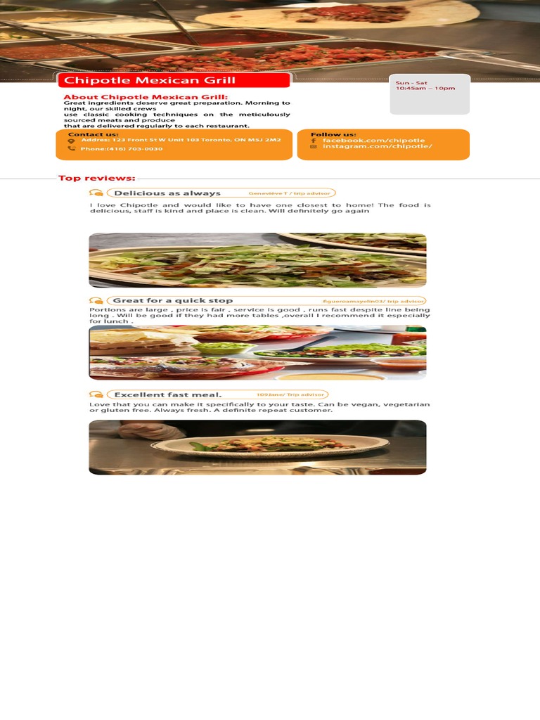 Chipotle Mexican Grill - Compressed | Pdf