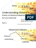 Module 2.1 Historical Criticism