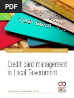 Credit Card Management in Local Government