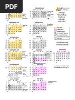 AVC Academic Calendar 20 21 Original BOT Approved Tenative Calendar